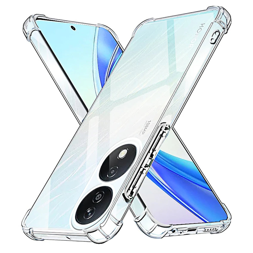 Husa de protectie Techsuit Shockproof Clear Silicone compatibil cu Honor X7b / X7b 5G / 90 SMART, Transparent