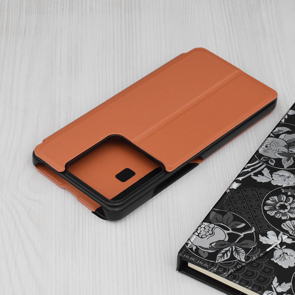 Husa de protectie Techsuit eFold Series compatibil cu Xiaomi Redmi Note 13 5G, Portocaliu