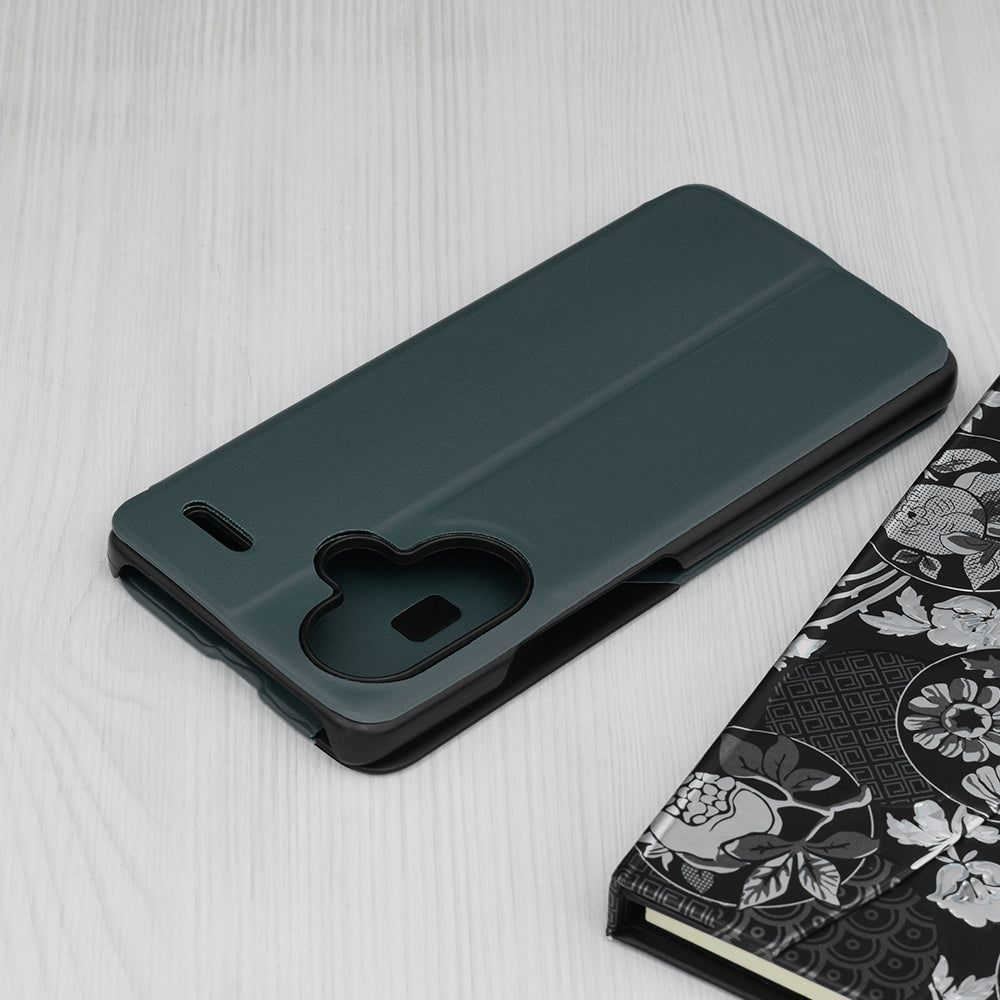 Husa de protectie Techsuit eFold Series compatibil cu Xiaomi Redmi Note 13 Pro+ 5G, Verde Inchis