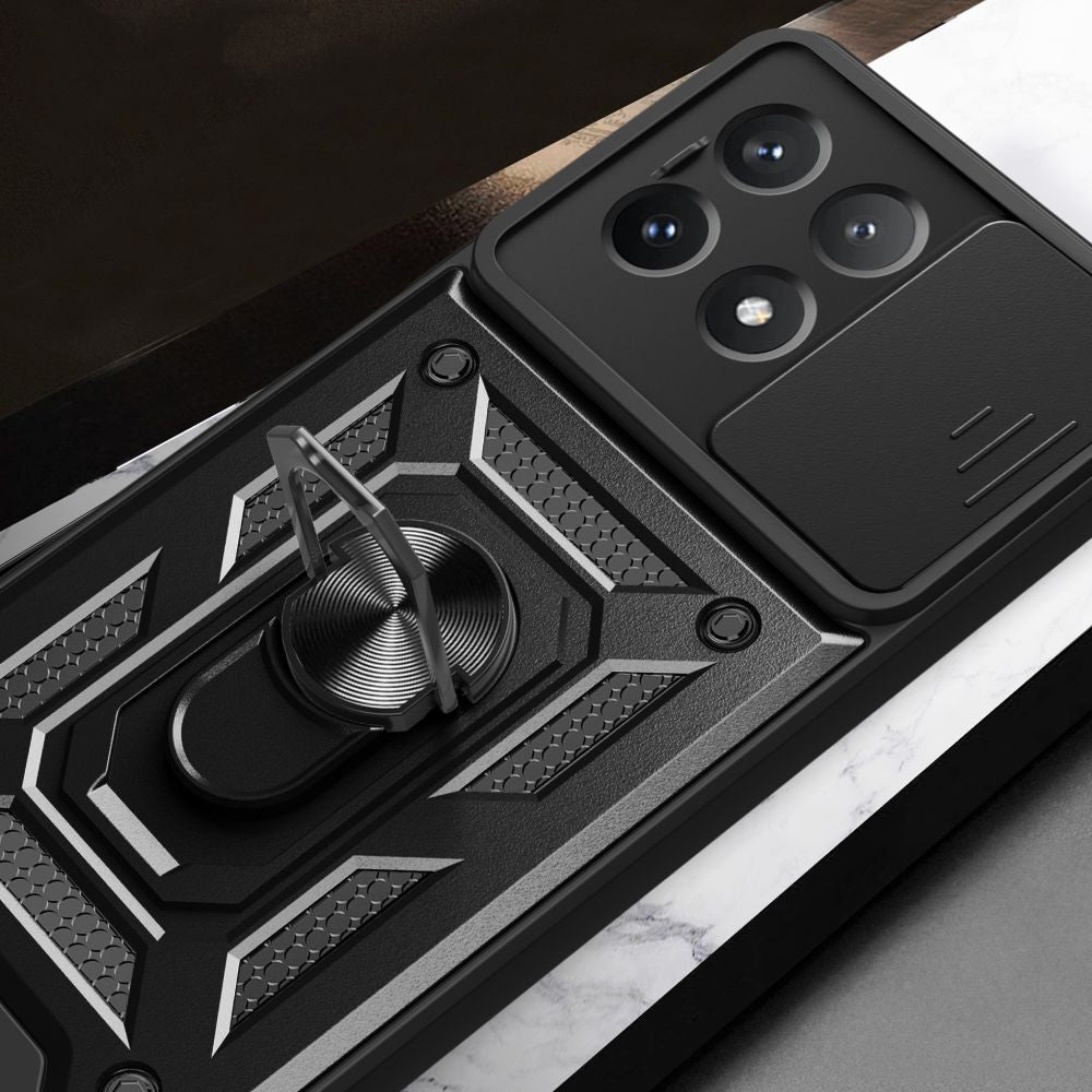 Husa de protectie Techsuit CamShield Series compatibil cu Xiaomi Poco X6 Pro, Negru
