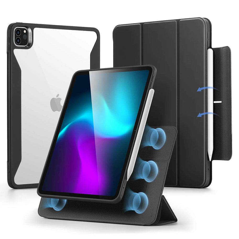 Husa de protectie tableta ESR Rebound Hybrid compatibil cu iPad Pro 11 (2024) / iPad Pro 11 (2025), Negru