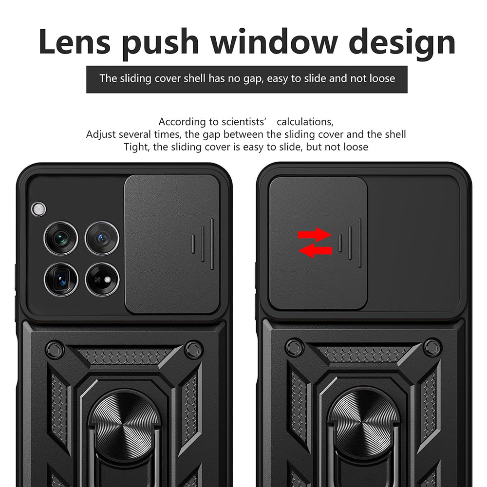 Husa de protectie Techsuit CamShield Series compatibil cu OnePlus 12R, Negru
