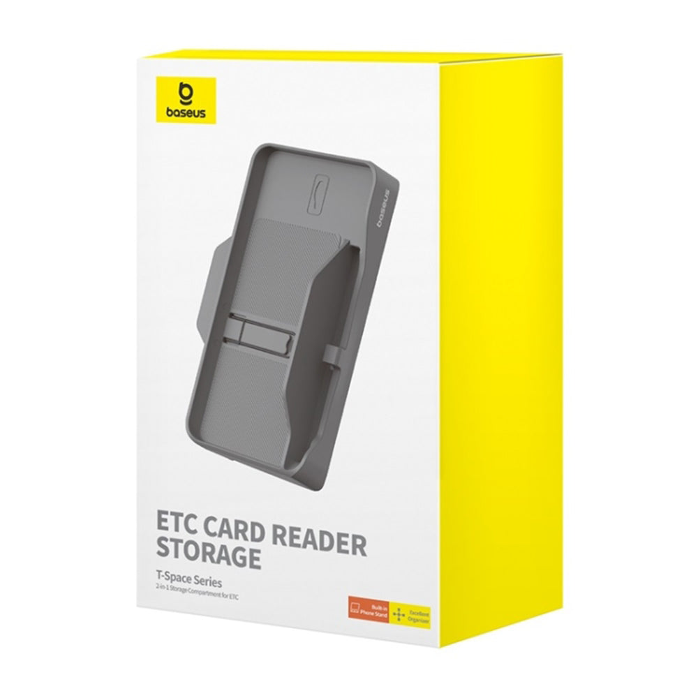 Gadget Baseus Car Organizer T-Space (C20251301811-00), ETC Card Reader, Phone Holder, Gri