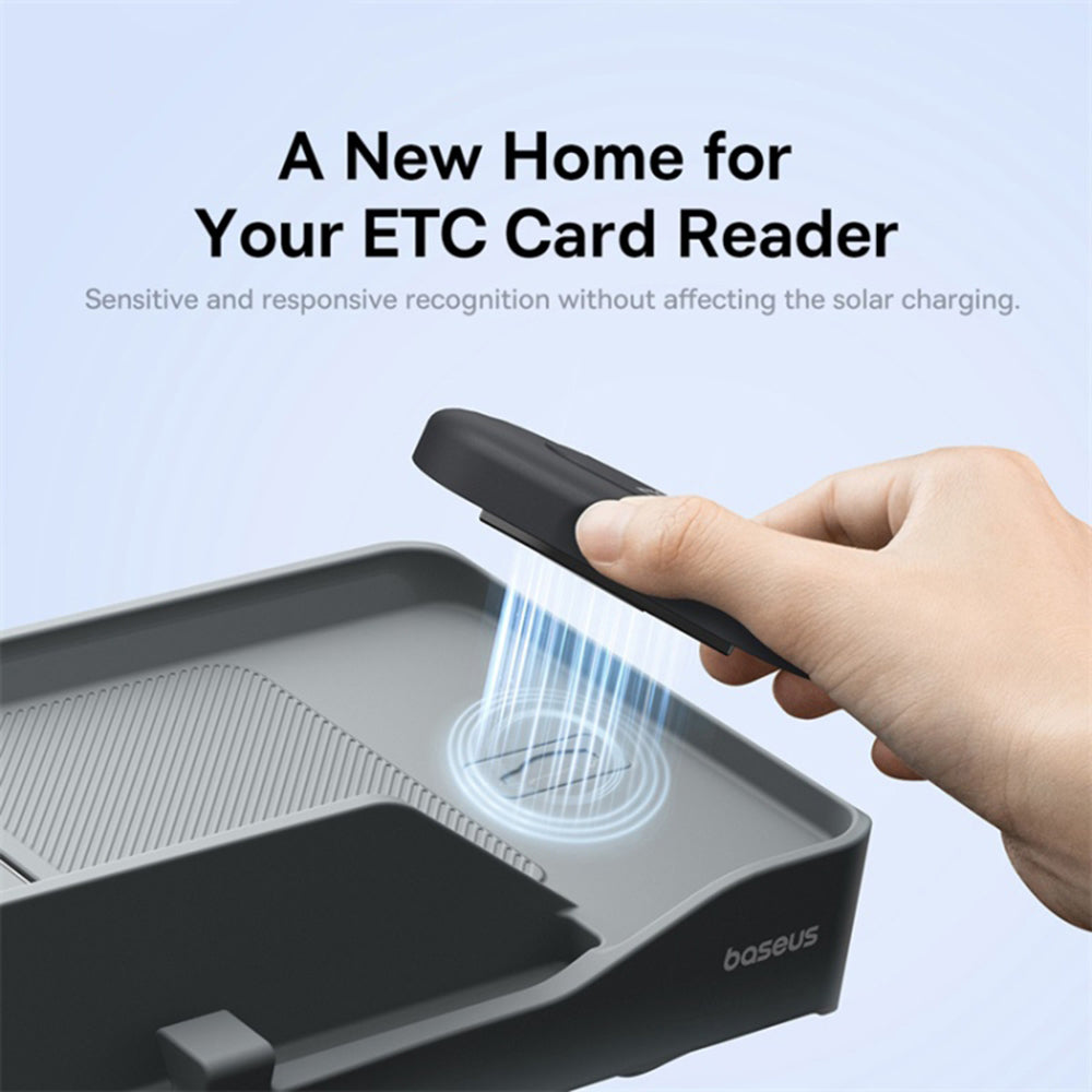 Gadget Baseus Car Organizer T-Space (C20251301811-00), ETC Card Reader, Phone Holder, Gri