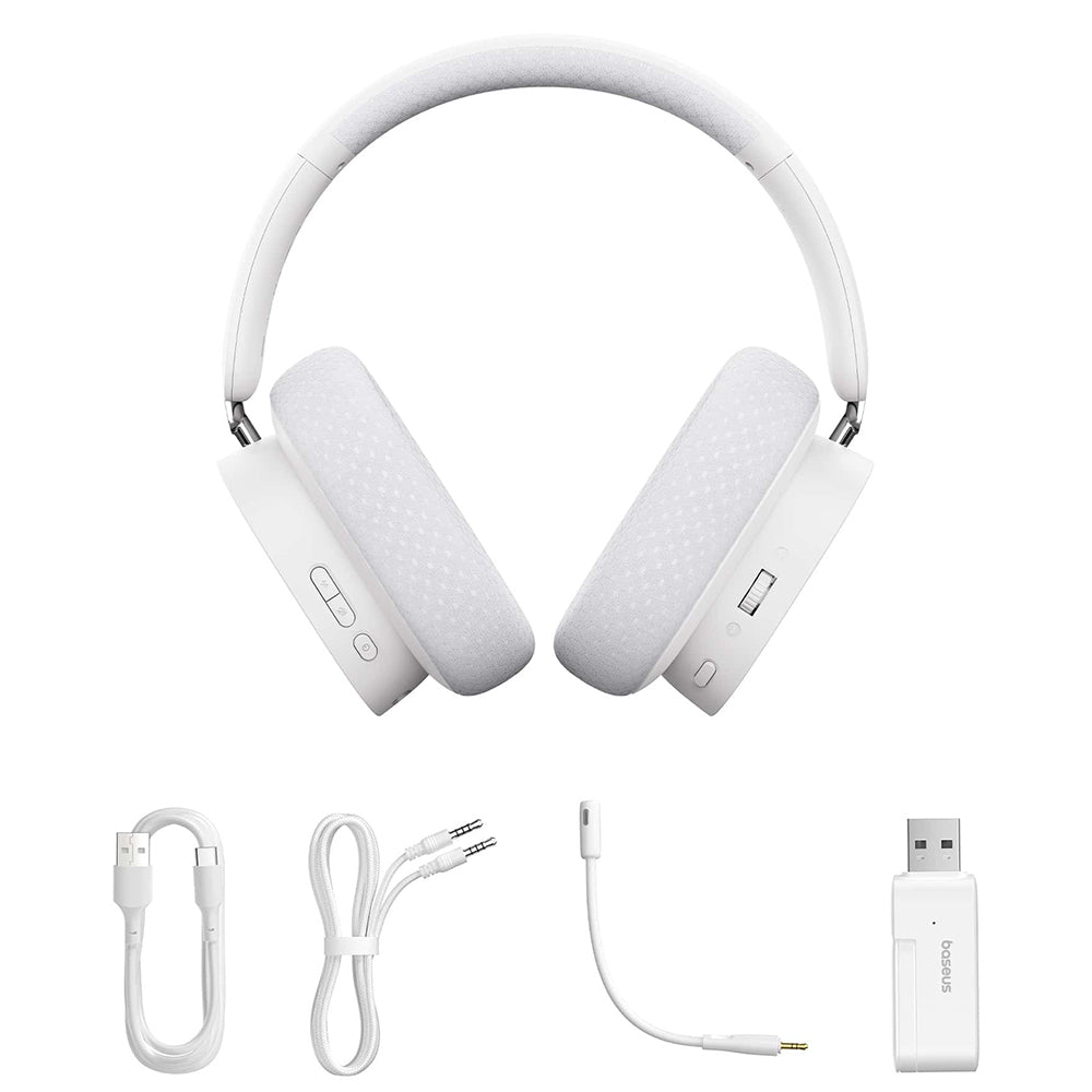 Casti Baseus Wireless AeQur GH02 (A00050800113-Z1), for Gaming, Bluetooth V5.3, Cluster Black