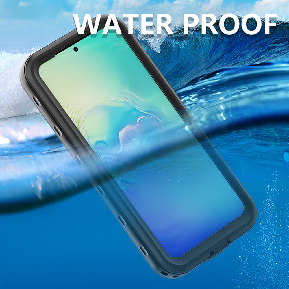 Husa de protectie ShellBox Waterproof IP68 compatibil cu Samsung Galaxy A54, Negru