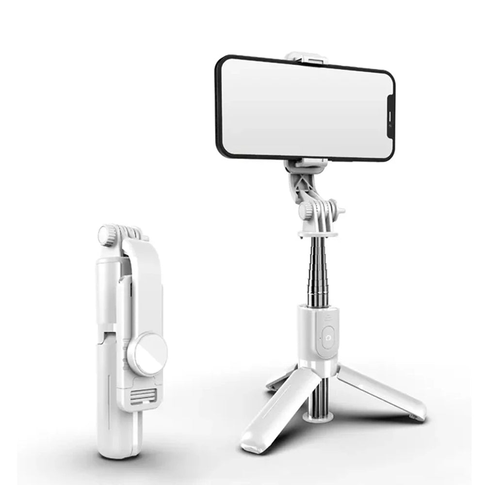 Suport Techsuit Mini Selfie Stick (L11), Stable Tripod with Bluetooth Self Timer, 360 Rotation, 73cm, Negru