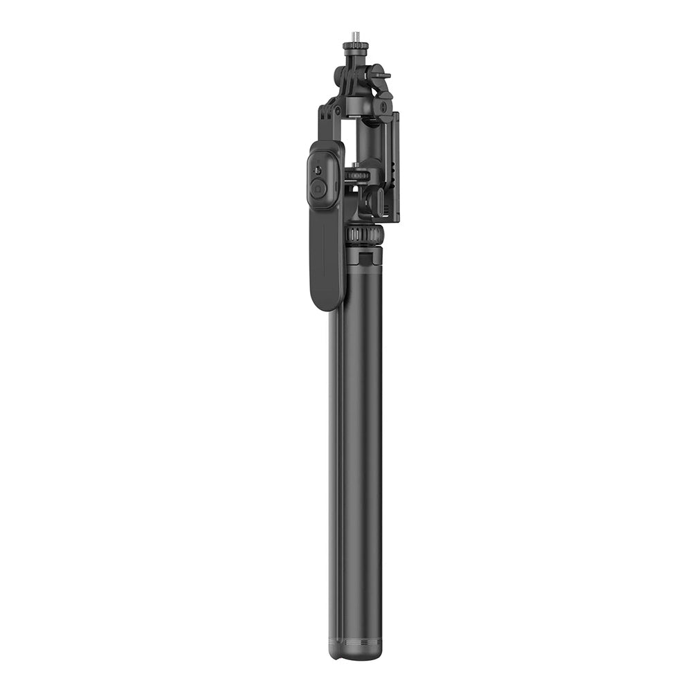 Suport Techsuit Selfie Stick (C05), Large Ajustable Tripod with Bluetooth Remote Control, 360, Aluminium Alloy, 205cm, Negru
