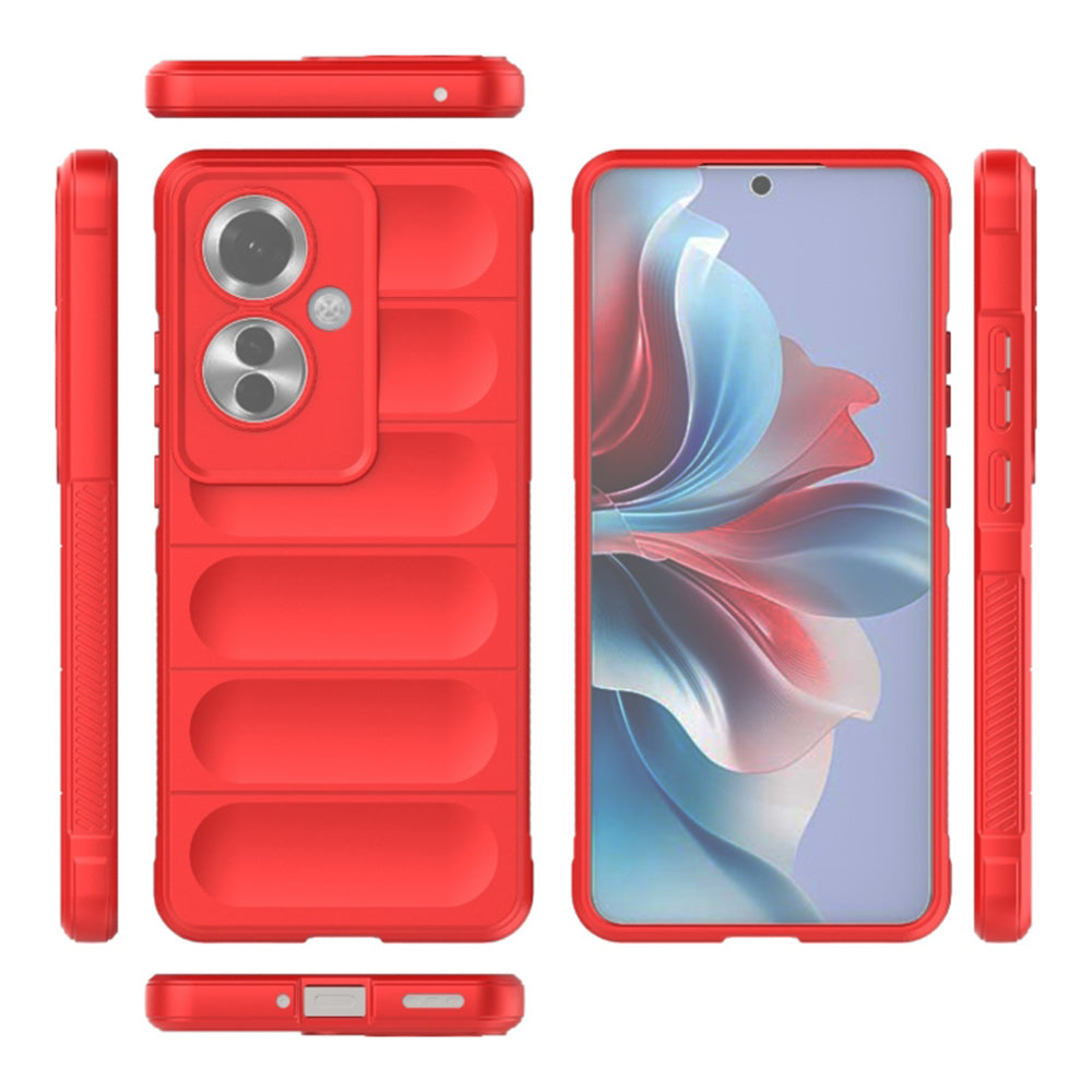 Husa de protectie Techsuit Magic Shield compatibil cu Oppo Reno11 F, Rosu