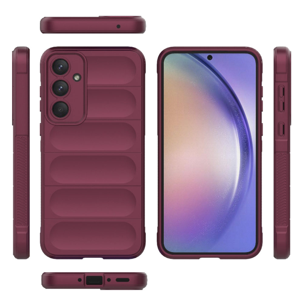 Husa de protectie Techsuit Magic Shield compatibil cu Samsung Galaxy A54, Bordo