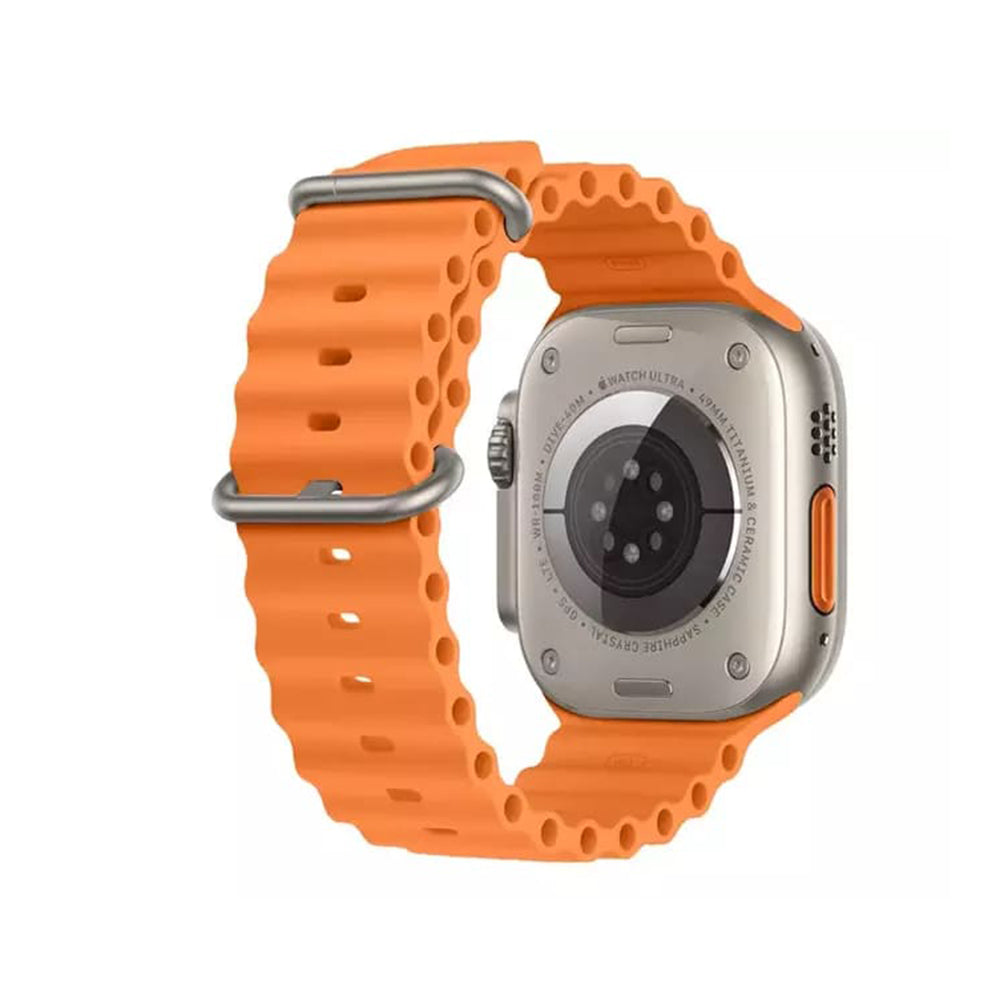 Curea smartwatch Techsuit Watchband (W038) compatibil cu Apple Watch 1/2/3/4/5/6/7/8/9/10/11/SE/SE 2/SE 3 (38/40/41/42mm), Portocaliu