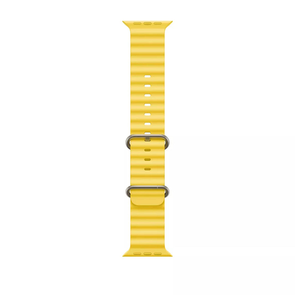 Curea pentru Apple Watch 1/2/3/4/5/6/7/8/9/10/11/12/SE/SE 2/SE 3 (38/40/41/42mm) - Techsuit Watchband (W038) - Yellow