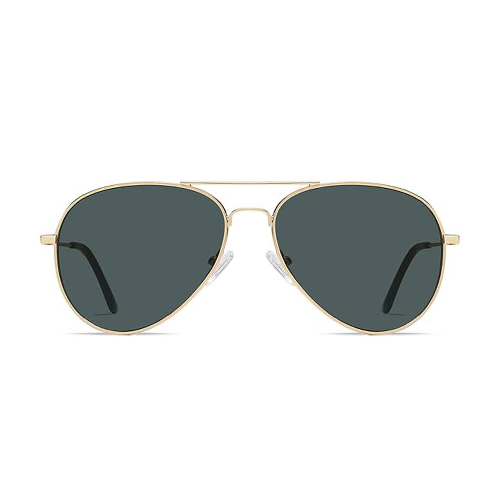 Ochelari de Soare Unisex - Techsuit (3025) - Gold / Green