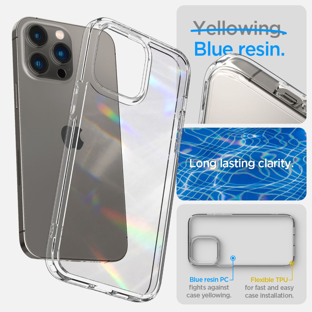 Husa de protectie Spigen Ultra Hybrid (ACS04816) compatibil cu iPhone 14 Pro Max, Transparent