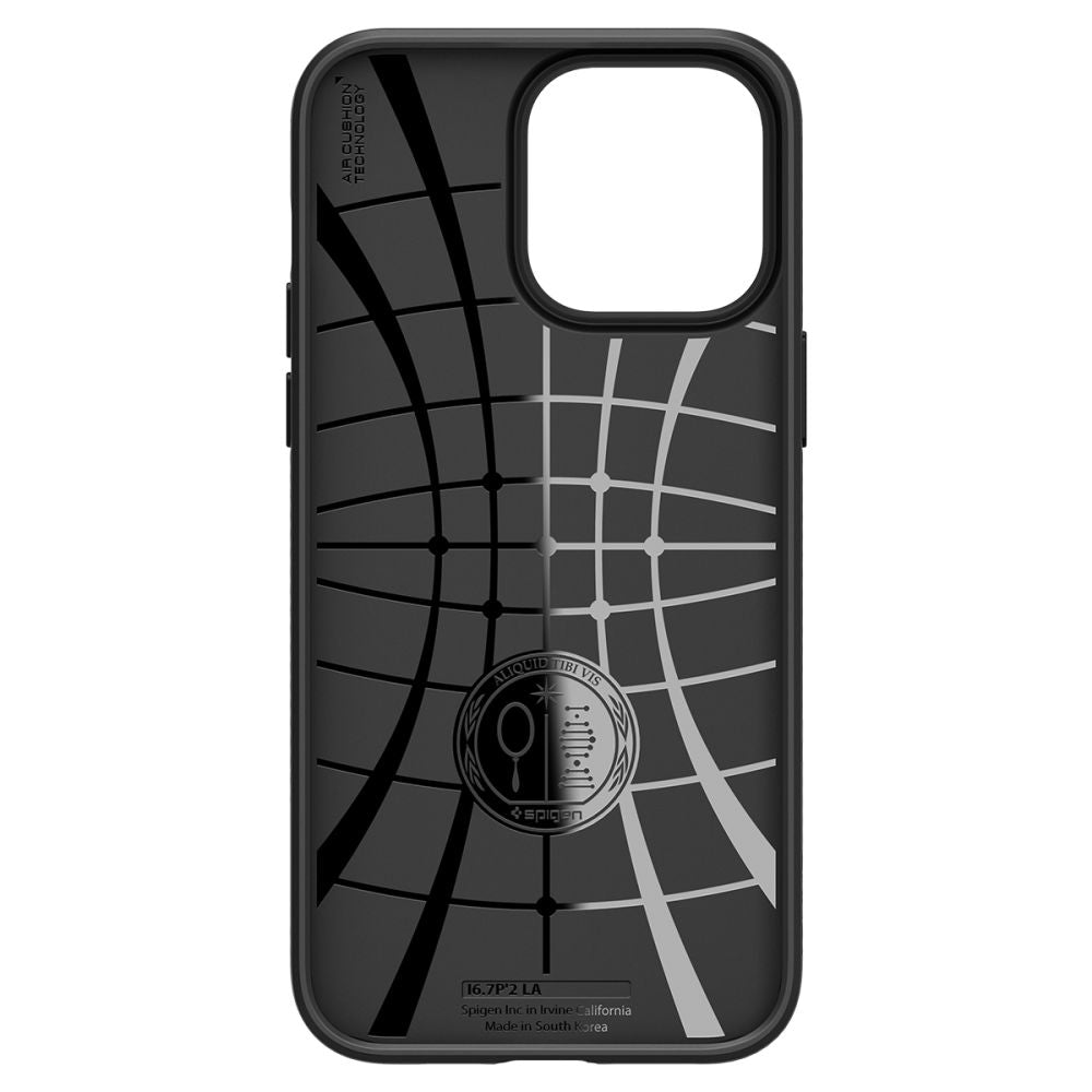 Husa de protectie Spigen Liquid Air (ACS04957) compatibil cu iPhone 14 Pro, Negru Mat