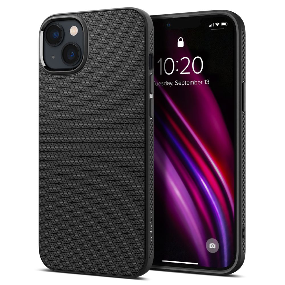 Husa de protectie Spigen Liquid Air (ACS05037) compatibil cu iPhone 14, Negru Mat