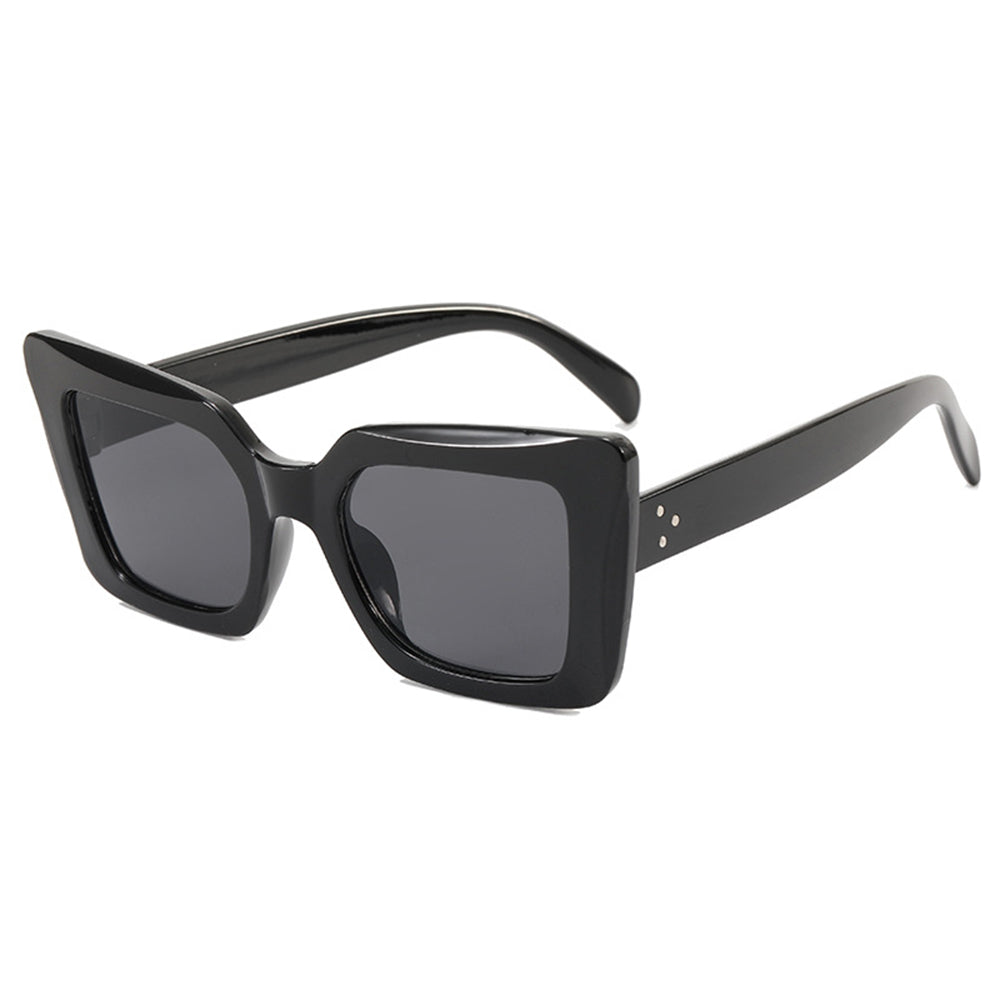 Techsuit Sunglasses (5277), for Women with PC Frame and Lens, Square Shape, Negru / Gray
