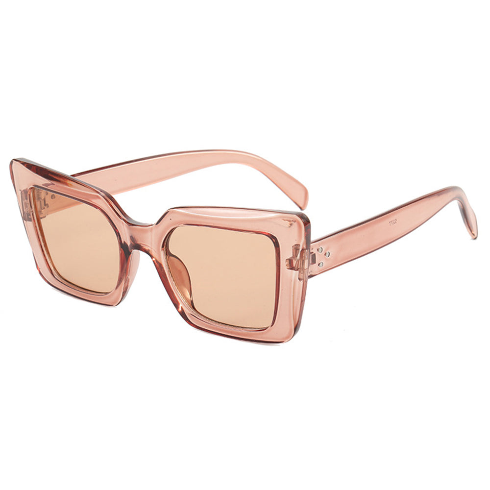 Techsuit Sunglasses (5277), for Women with PC Frame and Lens, Square Shape, Maro