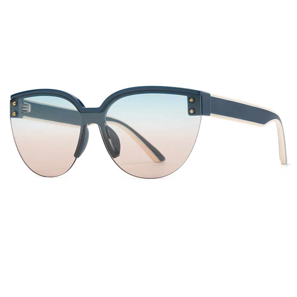 Techsuit Sunglasses (6506), for Women, PC Frame and Lens, Verde / Brown