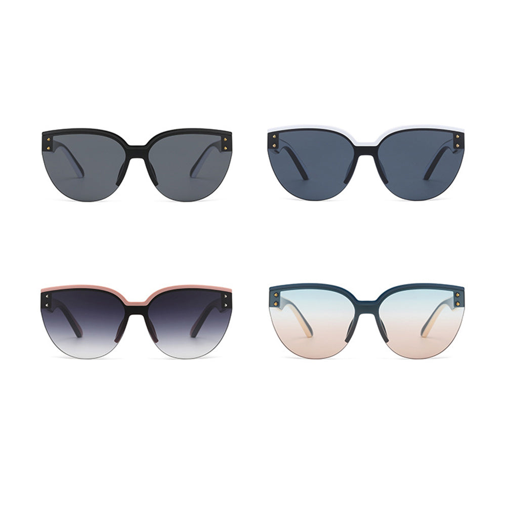 Techsuit Sunglasses (6506), for Women, PC Frame and Lens, Verde / Brown