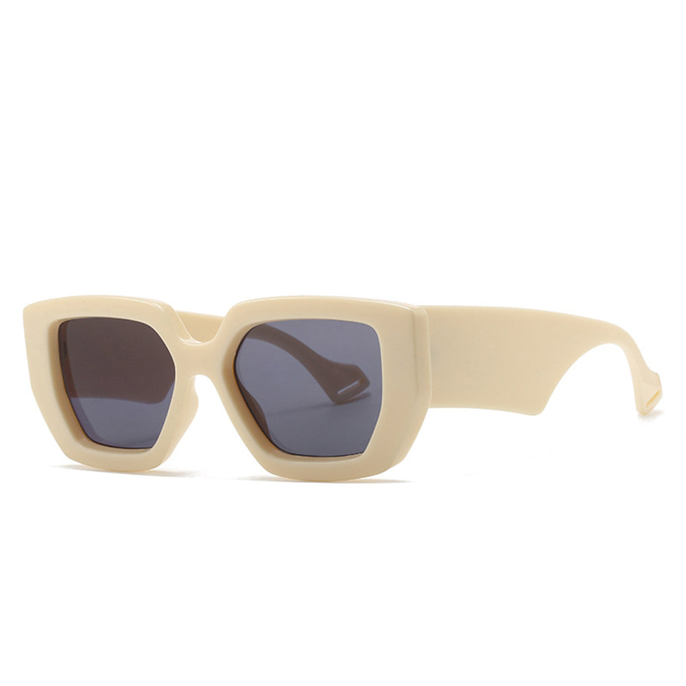 Techsuit Sunglasses (86321), for Women with PC Frame and Lens, Vintage, Bej