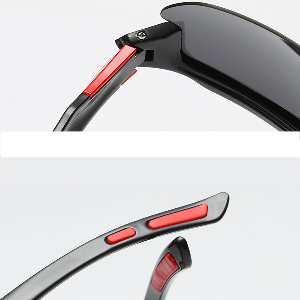 Techsuit Bike Glasses (9301), for Cycling and Sport Outdoor Activities, with UV Protection, Unisex, Negru / Blue