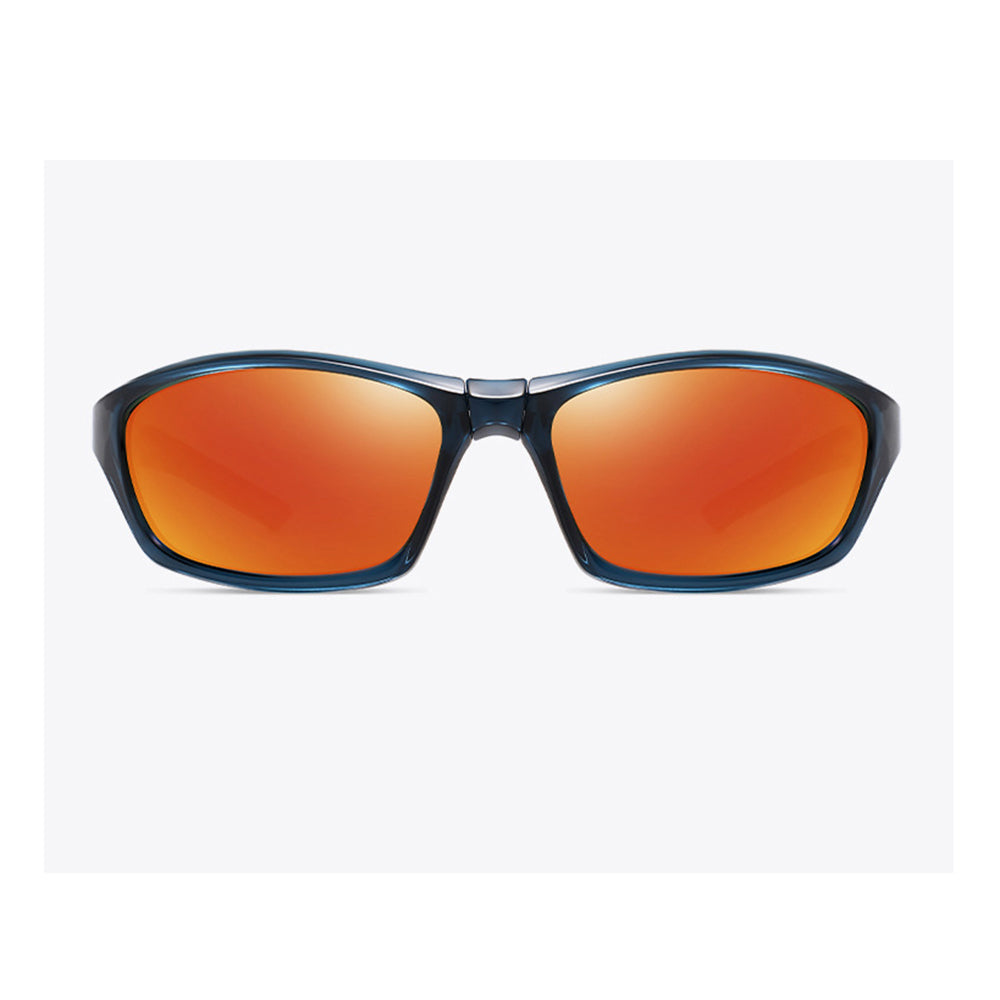 Techsuit Bike Glasses (24101), for Cycling and Sport Outdoor Activities, Polarized, Unisex, Albastru / Light Blue