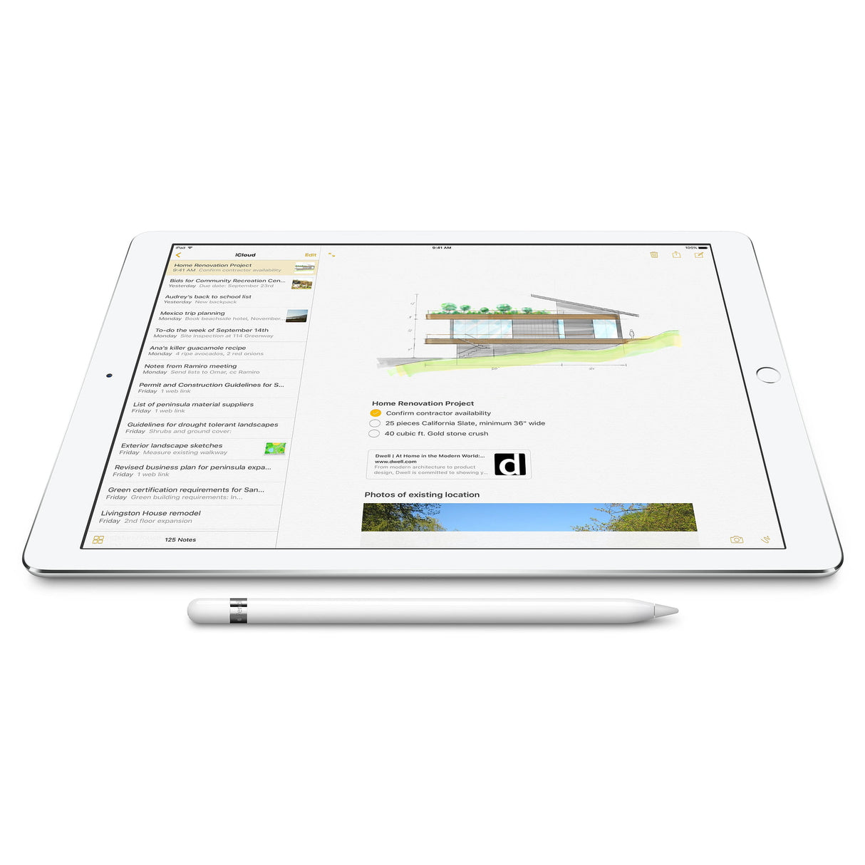 Stylus Apple Pencil (1st gen), White - NotebookGsm