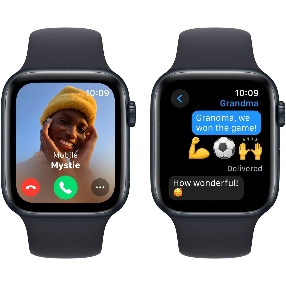 Apple Watch SE (2023), Second Hand - GPS, Cellular, Carcasa Midnight Aluminium 44mm, Midnight Sport Band, M/L - NotebookGsm