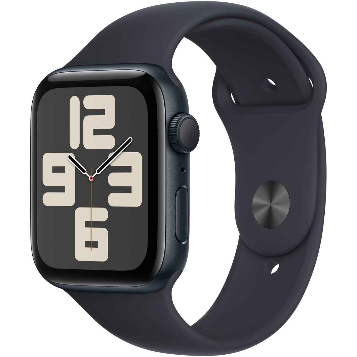 Apple Watch SE (2023), Second Hand - GPS, Cellular, Carcasa Midnight Aluminium 44mm, Midnight Sport Band, M/L - NotebookGsm