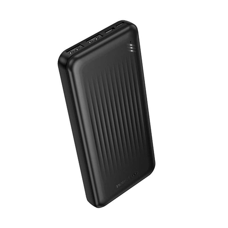 Baterie Externa Borofone BJ78 Clever, 10000mAh, 10W, 2 x USB-A - Neagra - NotebookGsm