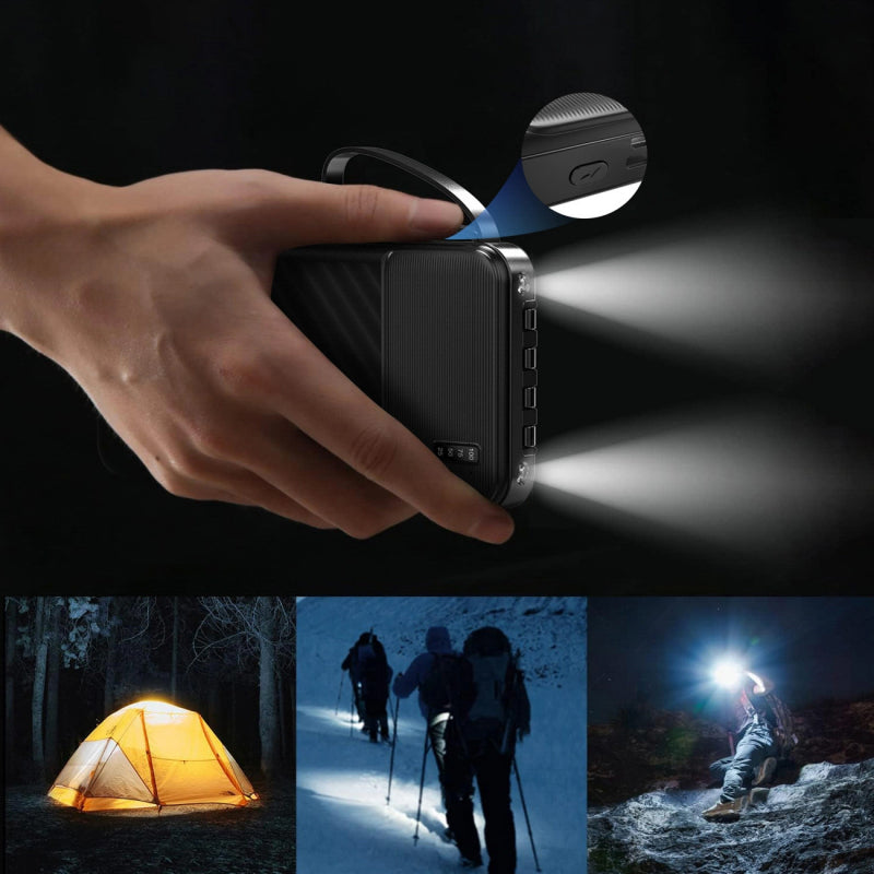 Baterie Externa Dudao K11, 10000mAh, 10W, 1 x Lightning - 1 x microUSB - 1 x USB-A - 1 x USB-C