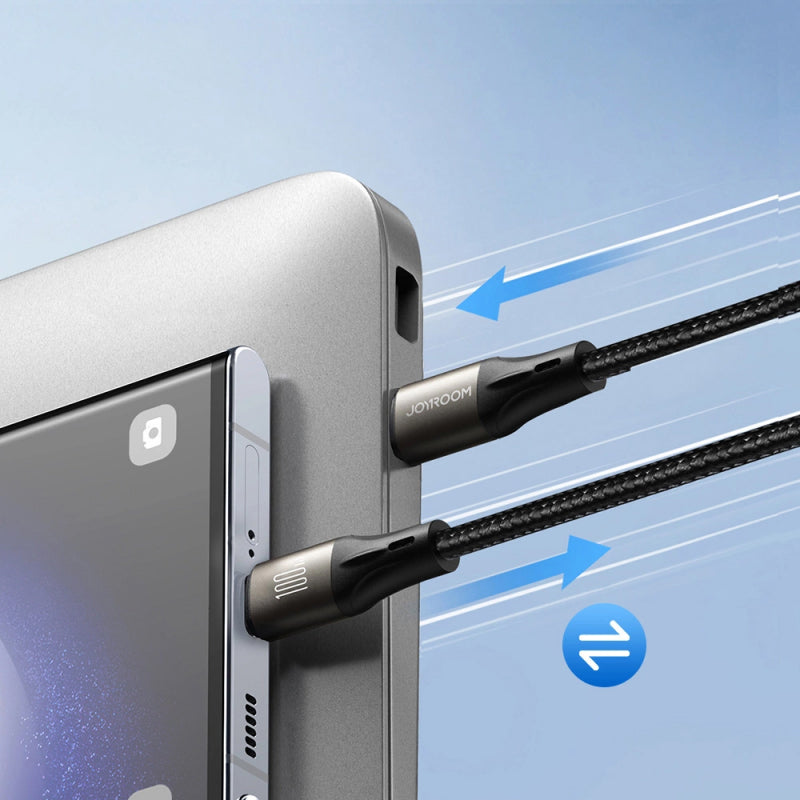 Cablu Date si Incarcare USB-C - USB-C Joyroom S-A25 Light-Speed, 100W, 1.2m