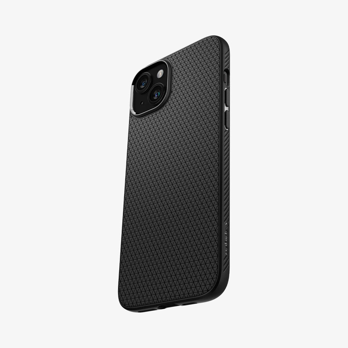 Spigen Liquid Air tok, iPhone 15-tel kompatibilis, matt fekete