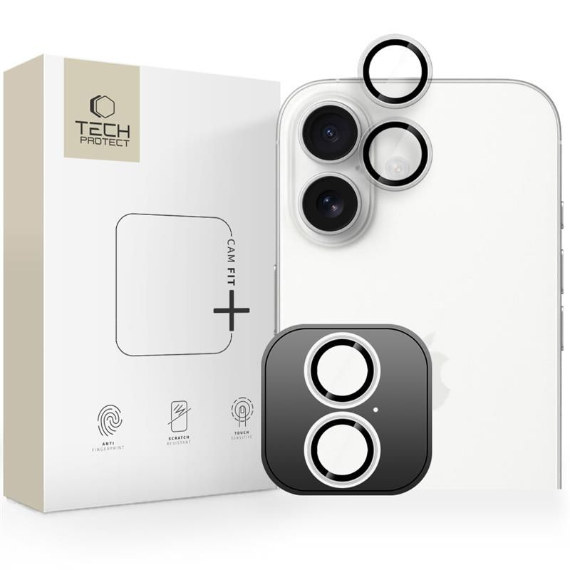 Folie de protectie Camera Spate Tech-Protect CamRing Fit+ pentru Apple iPhone 17, Sticla Securiz