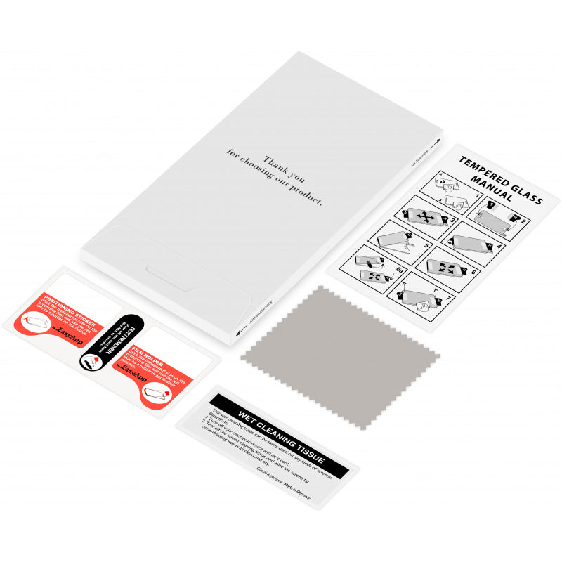 Folie de protectie Ecran Blue Shield pentru Huawei P30 lite New Edition / P30 lite, Sticla Securizata, Full Glue, Case Friendly - Neagra - NotebookGsm