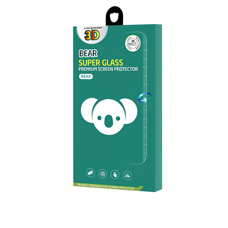 Folie de protectie Ecran Bear Super Hard pentru Apple iPhone 17 Pro, Sticla Securizata, Full Glue, 3D