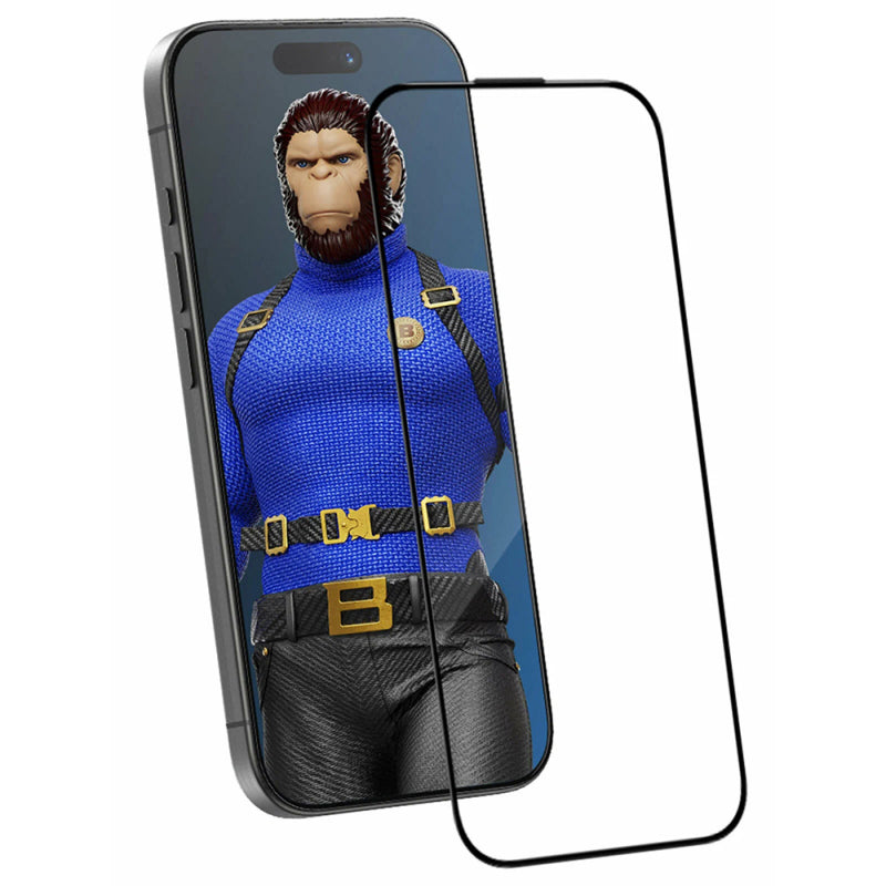 Folie de protectie Ecran Blueo Crystal Anti-Scratch Applicator pentru Apple iPhone 17 Air, Sticla Securizata, Full Glu