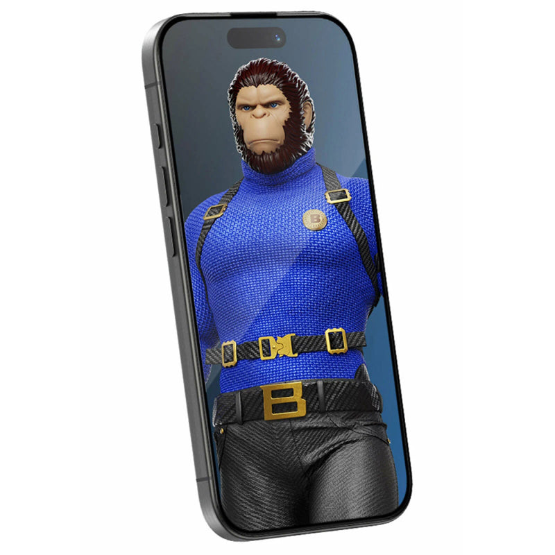 Folie de protectie Ecran Blueo Crystal Anti-Scratch Applicator pentru Apple iPhone 17 Air, Sticla Securizata, Full Glu