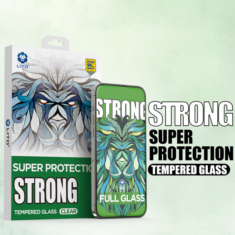 Folie de protectie Ecran Lito D+ Max Strong pentru Apple iPhone 17 Air, Sticla Securizata, Full Glu