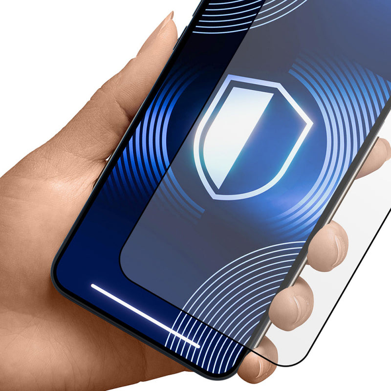 Folie de protectie Ecran Matte 3MK HardGlass pentru Apple iPhone 12 / 12 Pro, Sticla Securizata, Full Glu