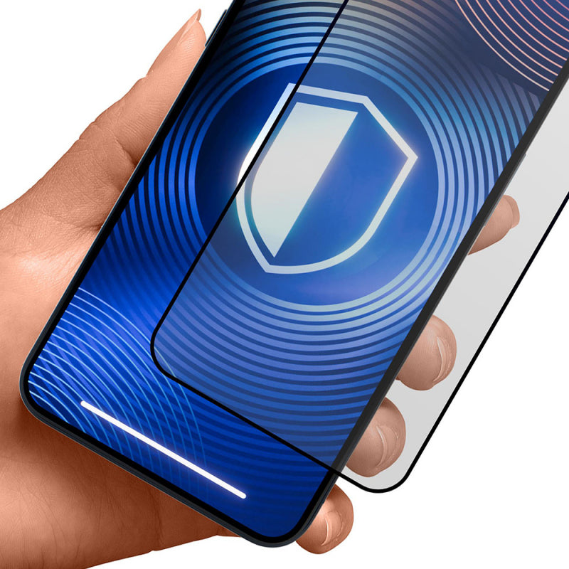 Folie de protectie Ecran Matte Privacy 3MK HardGlass Max pentru Apple iPhone 17 Pro Max, Sticla Securizata, Full Glue