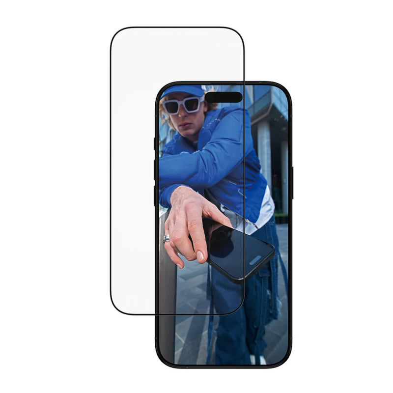 Folie de protectie Ecran PanzerGlass Ultra-Wide Fit EasyAligner pentru Apple iPhone 17 Air, Sticla Securizata, Full Glu