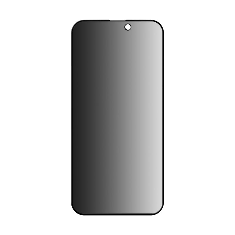 Folie de protectie Ecran Privacy Anank 5X Reinforced 180 pentru Apple iPhone 17, Sticla Securizata, Full Glue, 2.5D