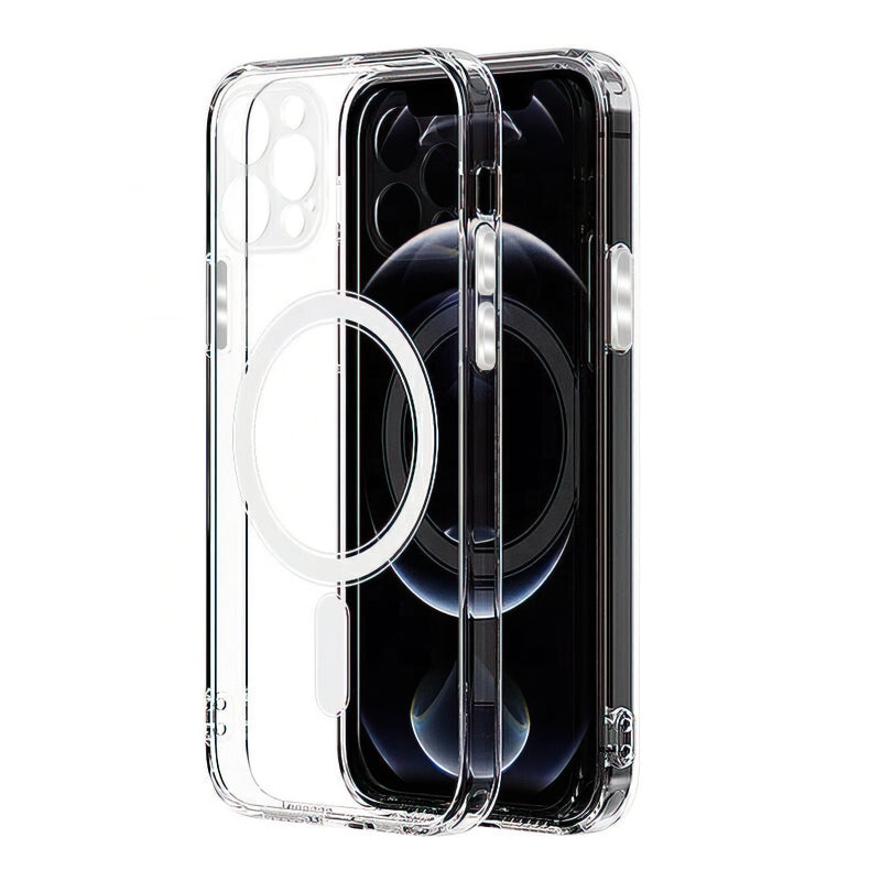 Husa MagSafe pentru Apple iPhone 16 Pro, OEM, Clear with Camera Protectio