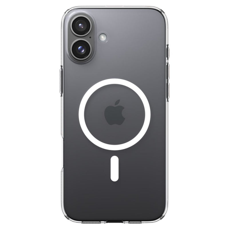 Husa MagSafe pentru Apple iPhone 16 Plus, Spigen, Liquid Crystal, Transparenta ACS08388 - Transparenta - NotebookGsm