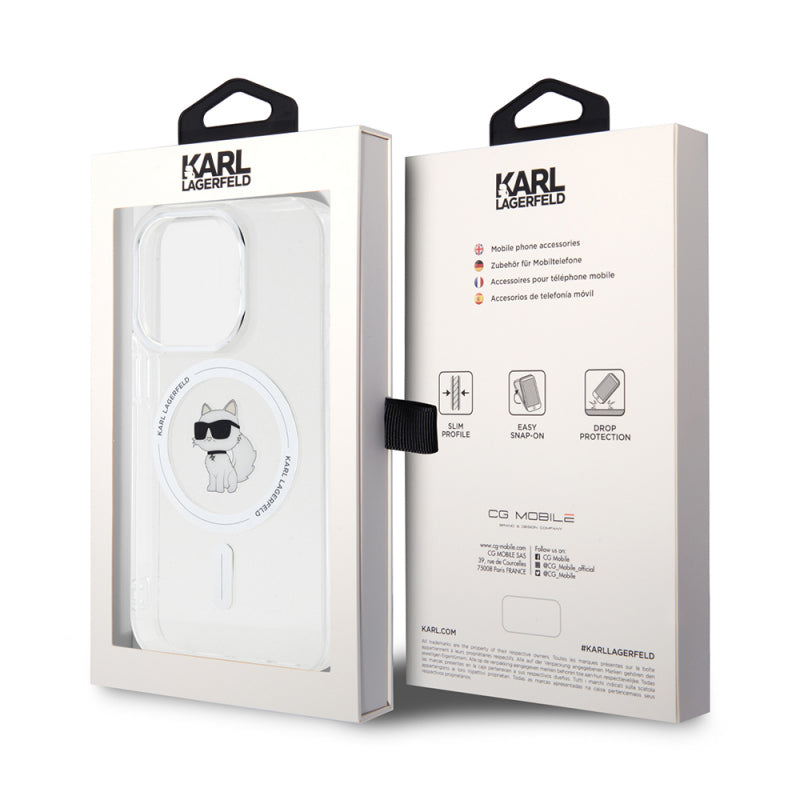 Husa MagSafe pentru Apple iPhone 14 Pro, Karl Lagerfeld, IML Chou