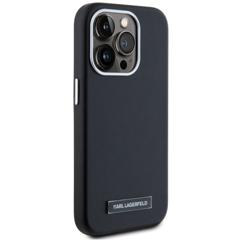 Husa MagSafe pentru Apple iPhone 15 Pro Max, Karl Lagerfeld, FW Metal Plat