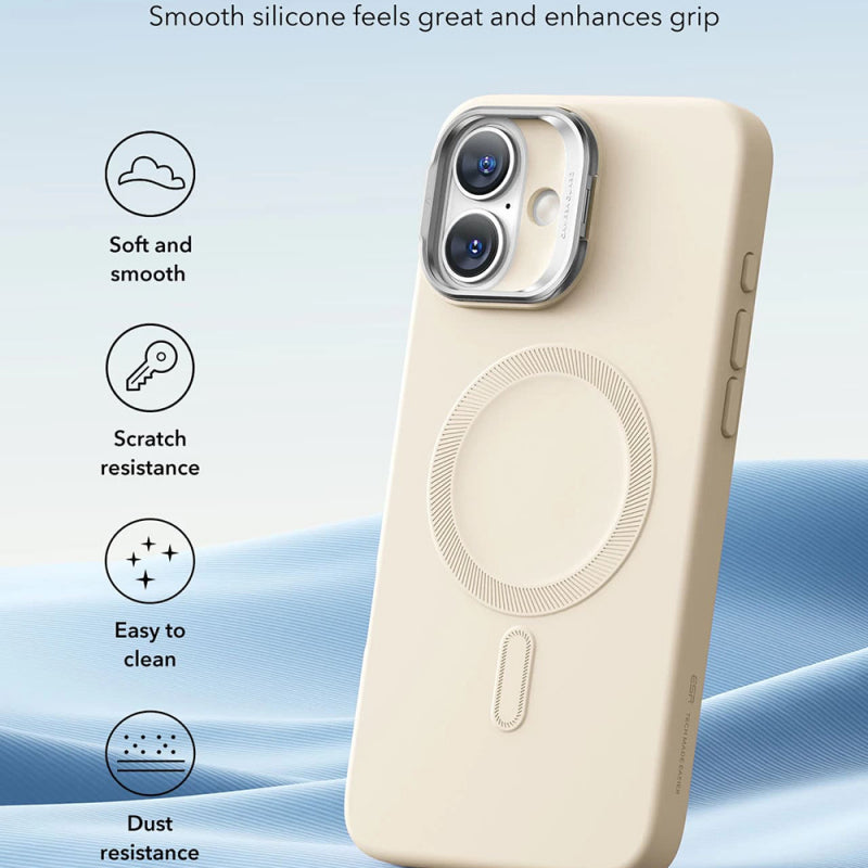 MagSafe tok Apple iPhone 16 Plus készülékhez, ESR, Cloud puha kitámasztó