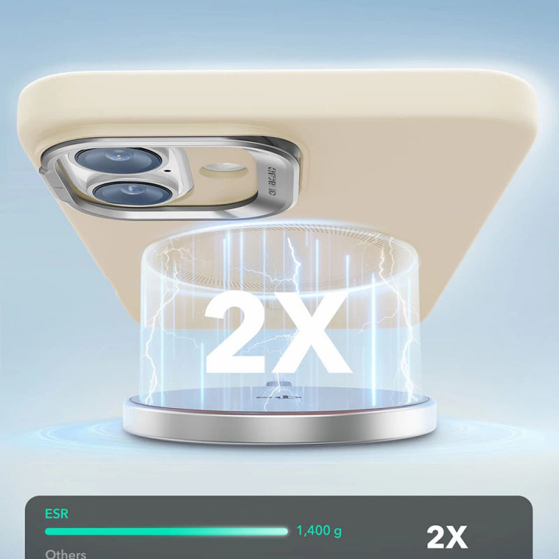 MagSafe tok Apple iPhone 16 Plus készülékhez, ESR, Cloud puha kitámasztó